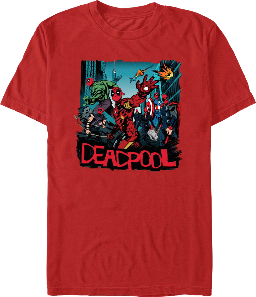 Avenger Deadpool Marvel Comics T-Shirt