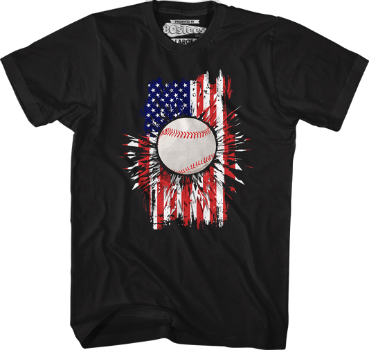 Baseball Flag T-Shirt