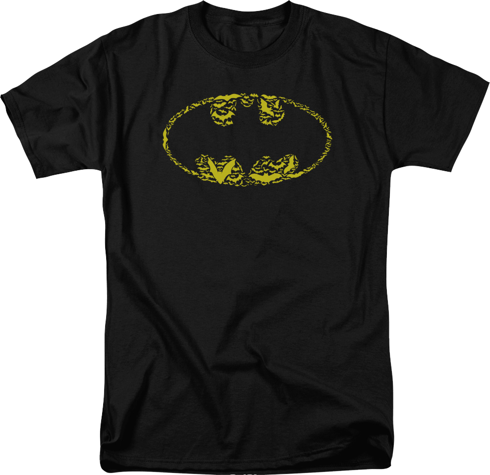 Batman Logo With Bats DC Comics T-Shirt