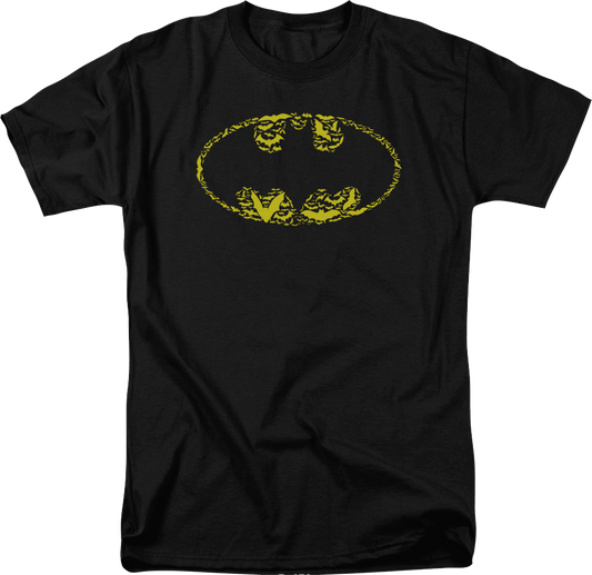 Batman Logo With Bats DC Comics T-Shirt