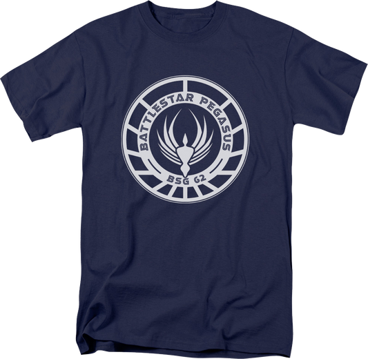 Battlestar Pegasus Badge Battlestar Galactica T-Shirt