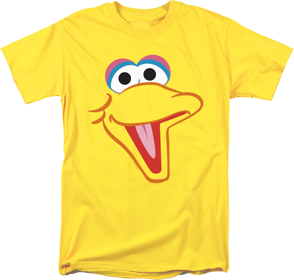 Big Bird Face Sesame Street T-Shirt
