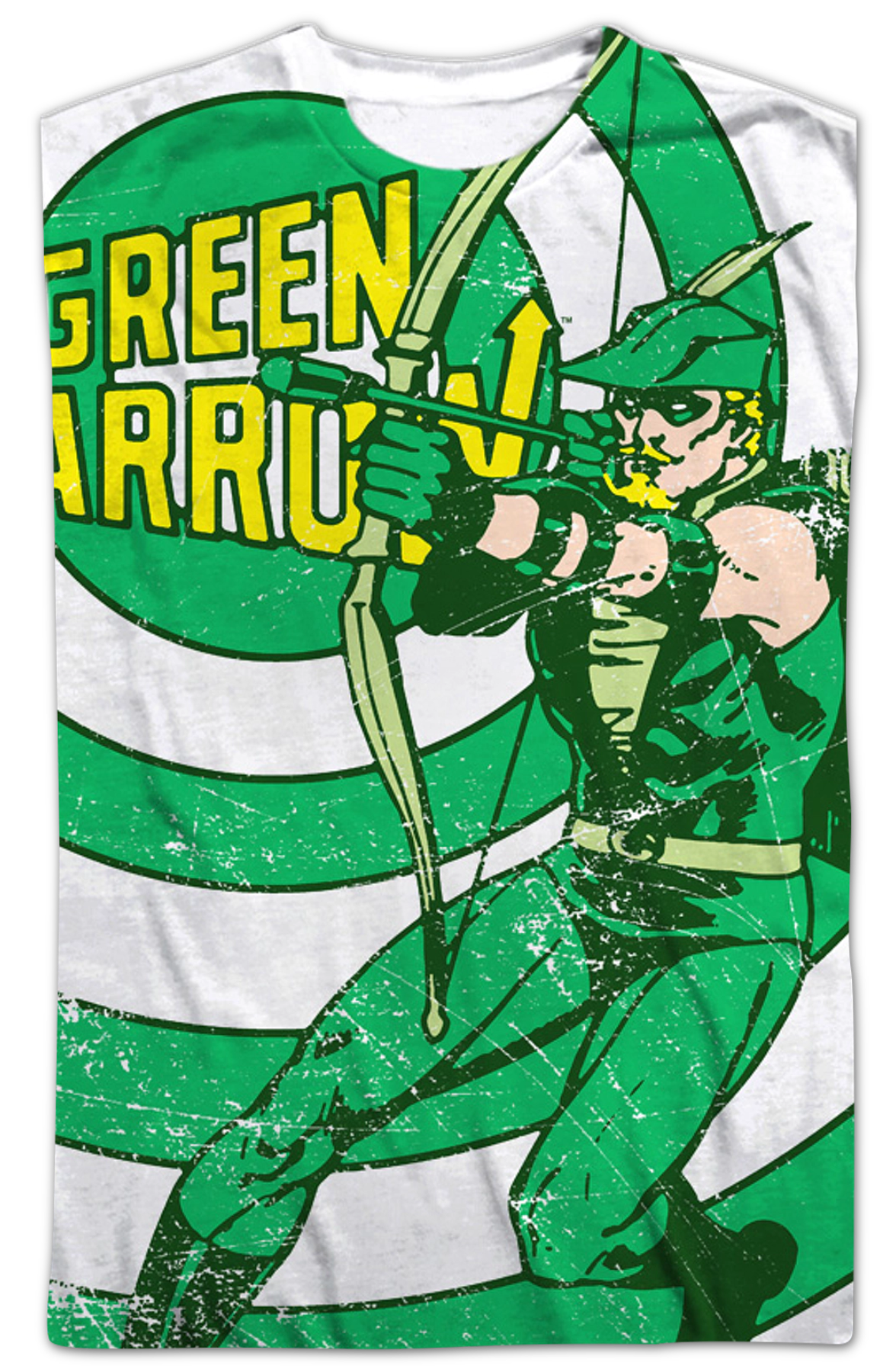 Big Print Green Arrow DC Comics T-Shirt