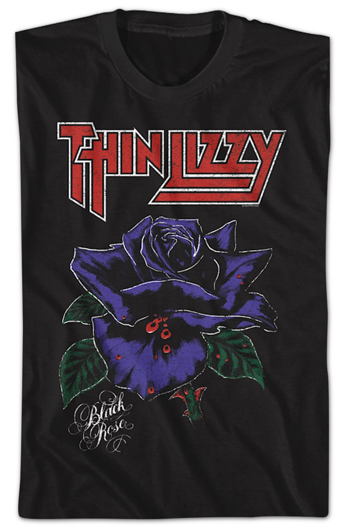 Black Rose Thin Lizzy T-Shirt