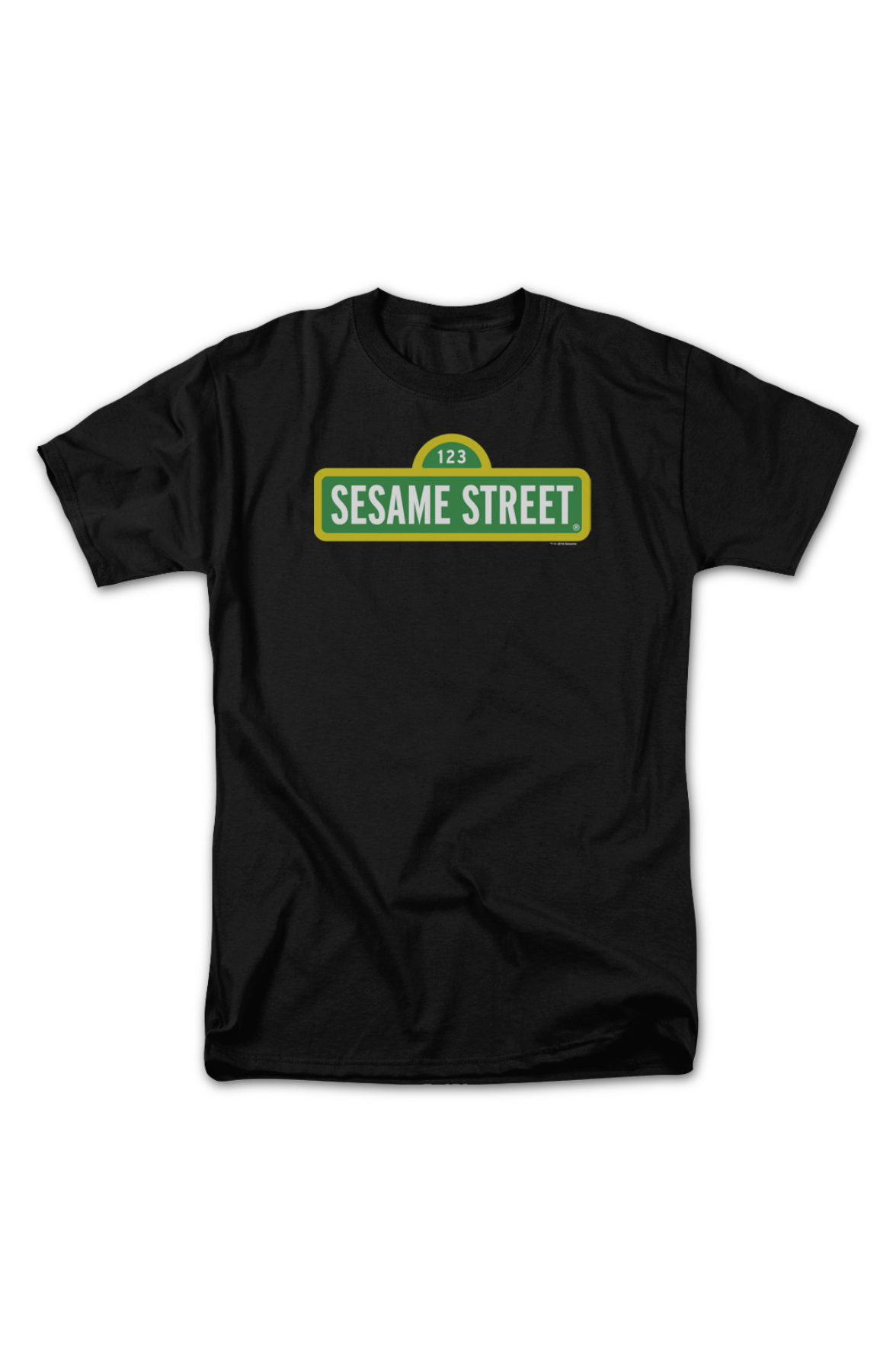 Black Sign Sesame Street T-Shirt