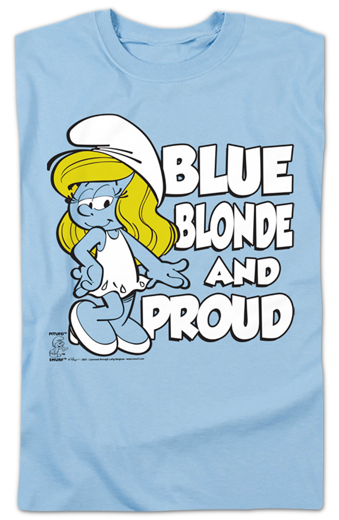 Blue Blonde And Proud Smurfs T-Shirt