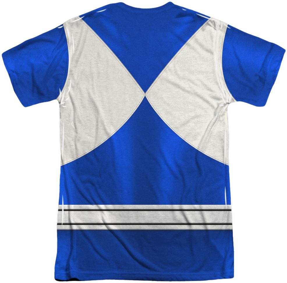 Blue Ranger Sublimation Costume Shirt