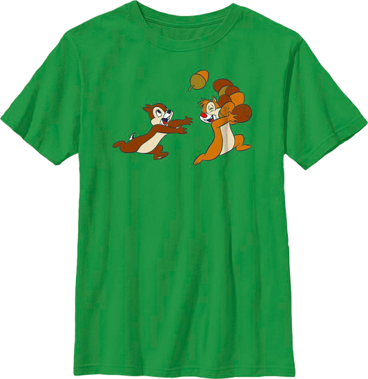 Boys Youth Catching Up Chip 'n Dale Rescue Rangers Shirt
