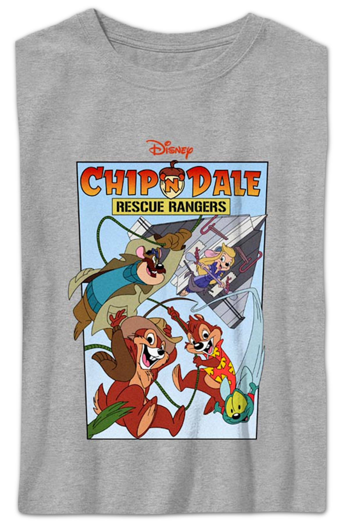 Boys Youth Comic Book Cover Chip 'n Dale Rescue Rangers Shirt