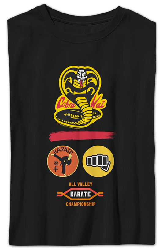 Boys Youth Dojo Logo Cobra Kai Shirt