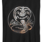 Boys Youth Faux Chrome Logo Cobra Kai Shirt