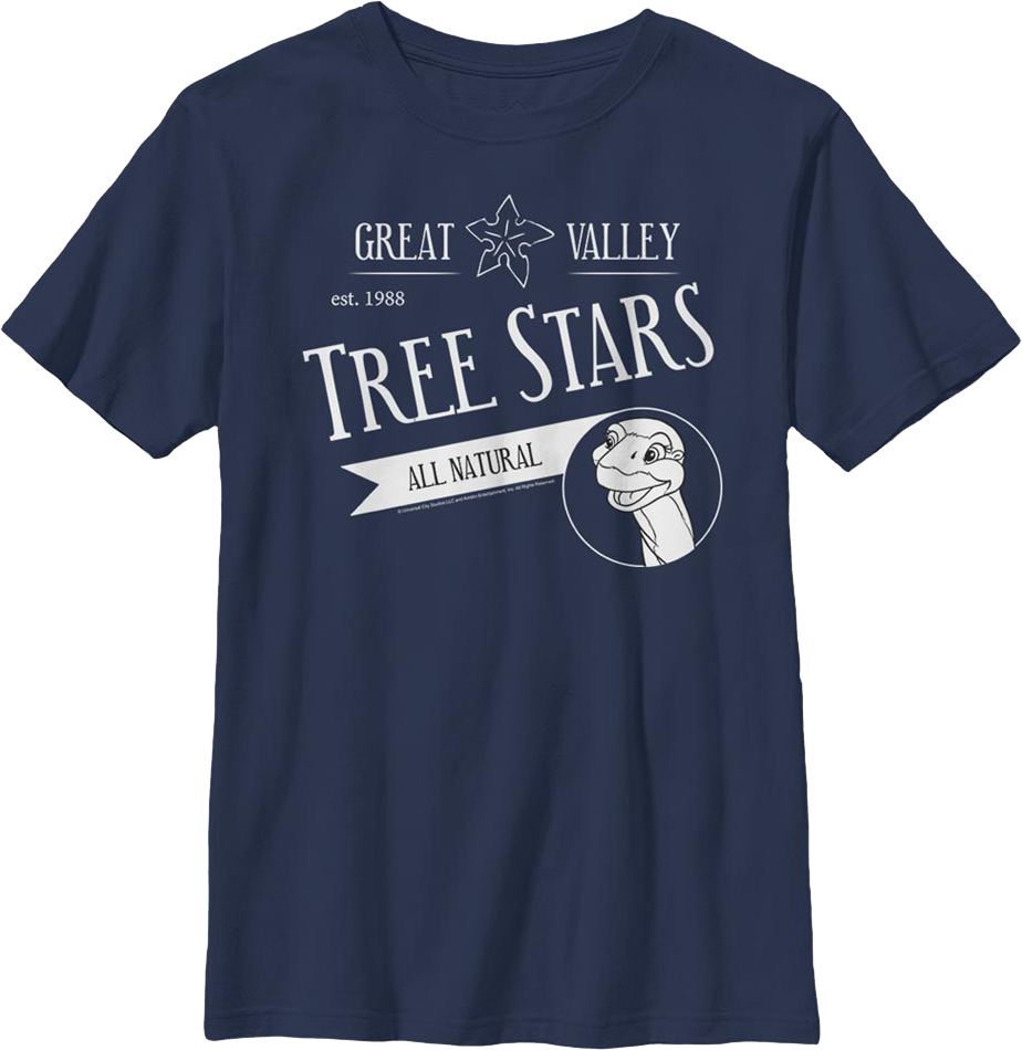 Boys Youth Great Valley Tree Stars Land Before Time Shirt