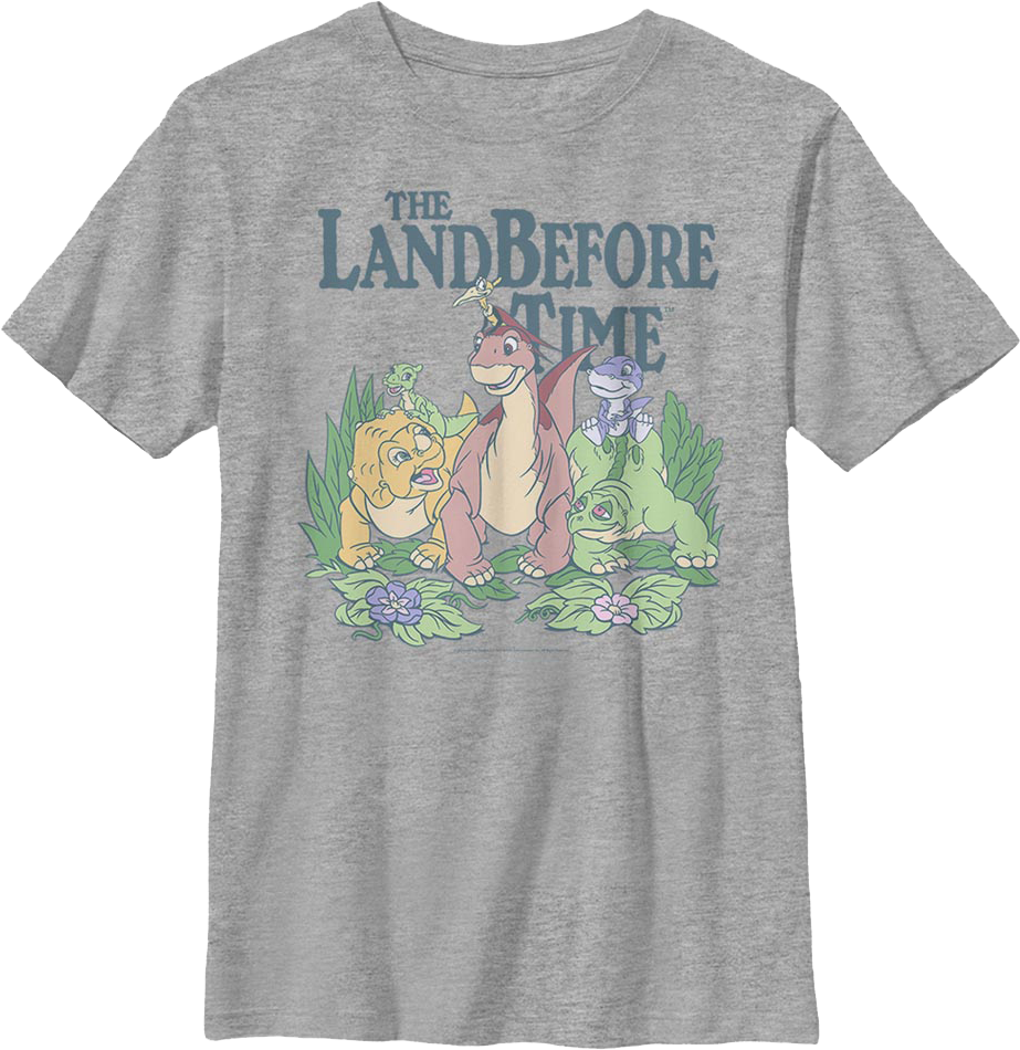 Boys Youth Group Picture Land Before Time Shirt