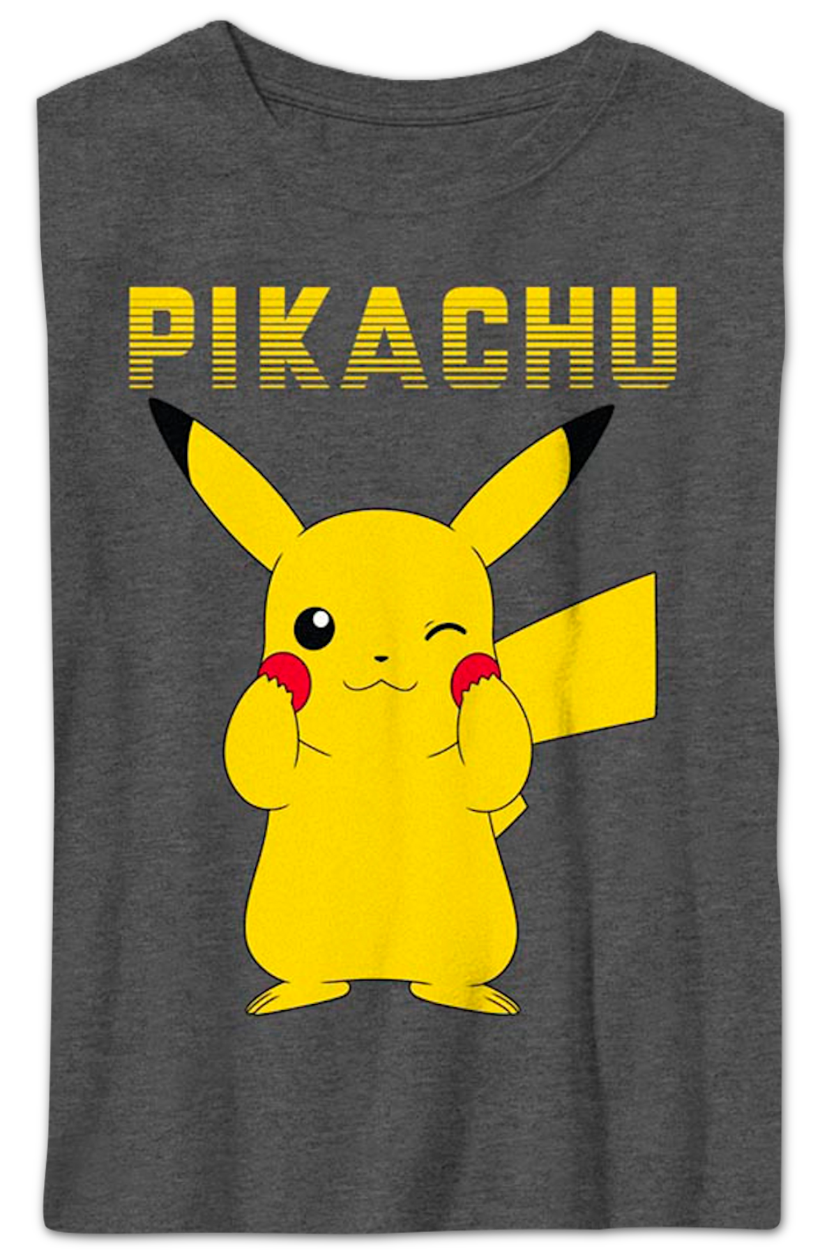 Boys Youth Pikachu Cheeks Pokemon Shirt