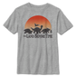 Boys Youth Sunset Silhouette Land Before Time Shirt