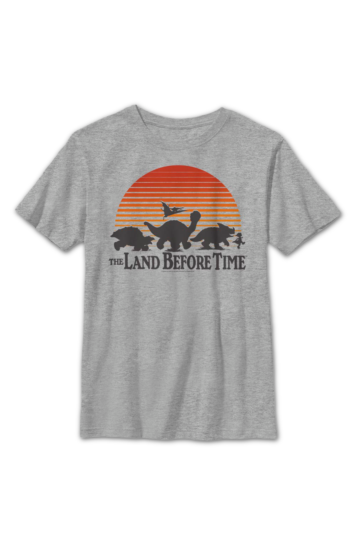 Boys Youth Sunset Silhouette Land Before Time Shirt