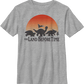 Boys Youth Sunset Silhouette Land Before Time Shirt