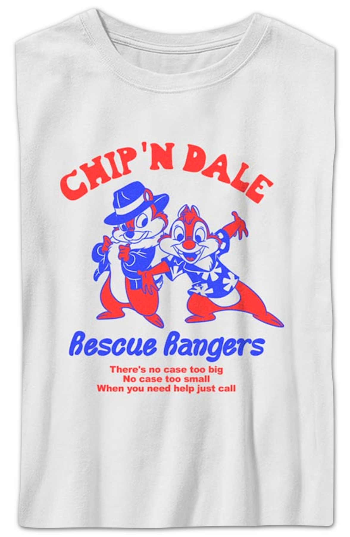 Boys Youth There's No Case Too Big Chip 'n Dale Rescue Rangers Shirt
