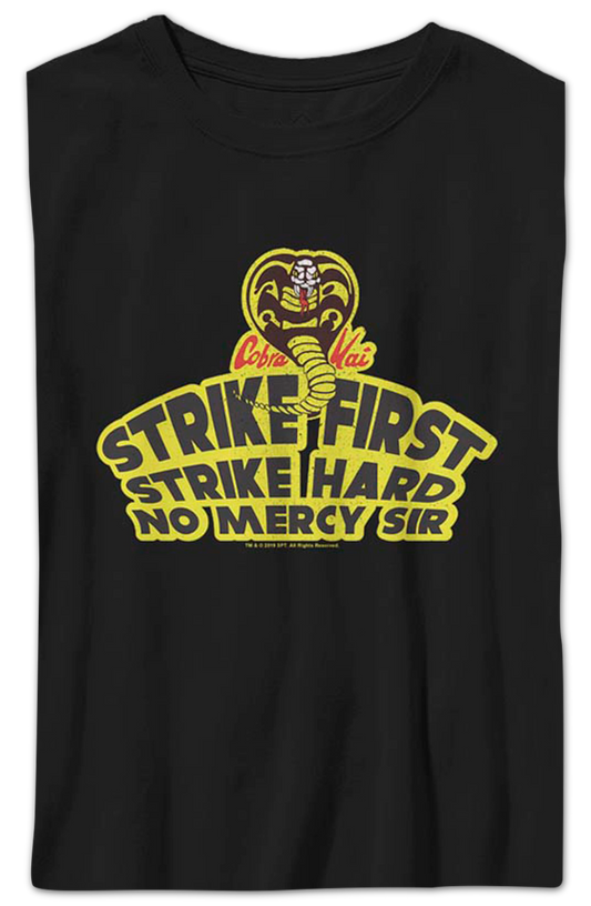 Boys Youth Way Of The Fist Cobra Kai Shirt