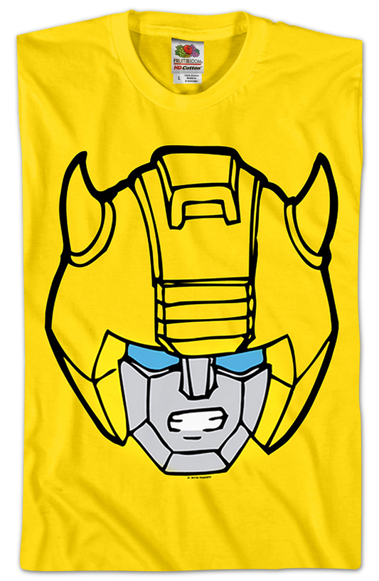 Bumblebee Head Shot Transformers T-Shirt