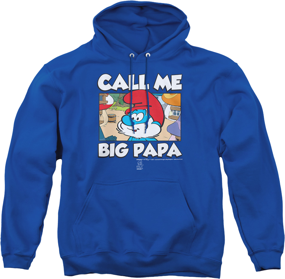 Call Me Big Papa Smurfs Hoodie