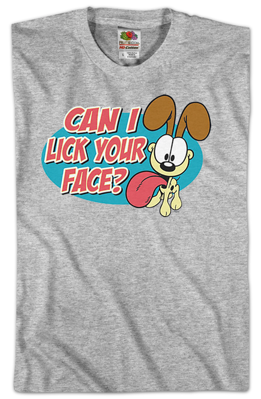 Can I Lick Your Face Garfield T-Shirt