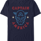 Captain America Mask Outline Marvel Comics T-Shirt