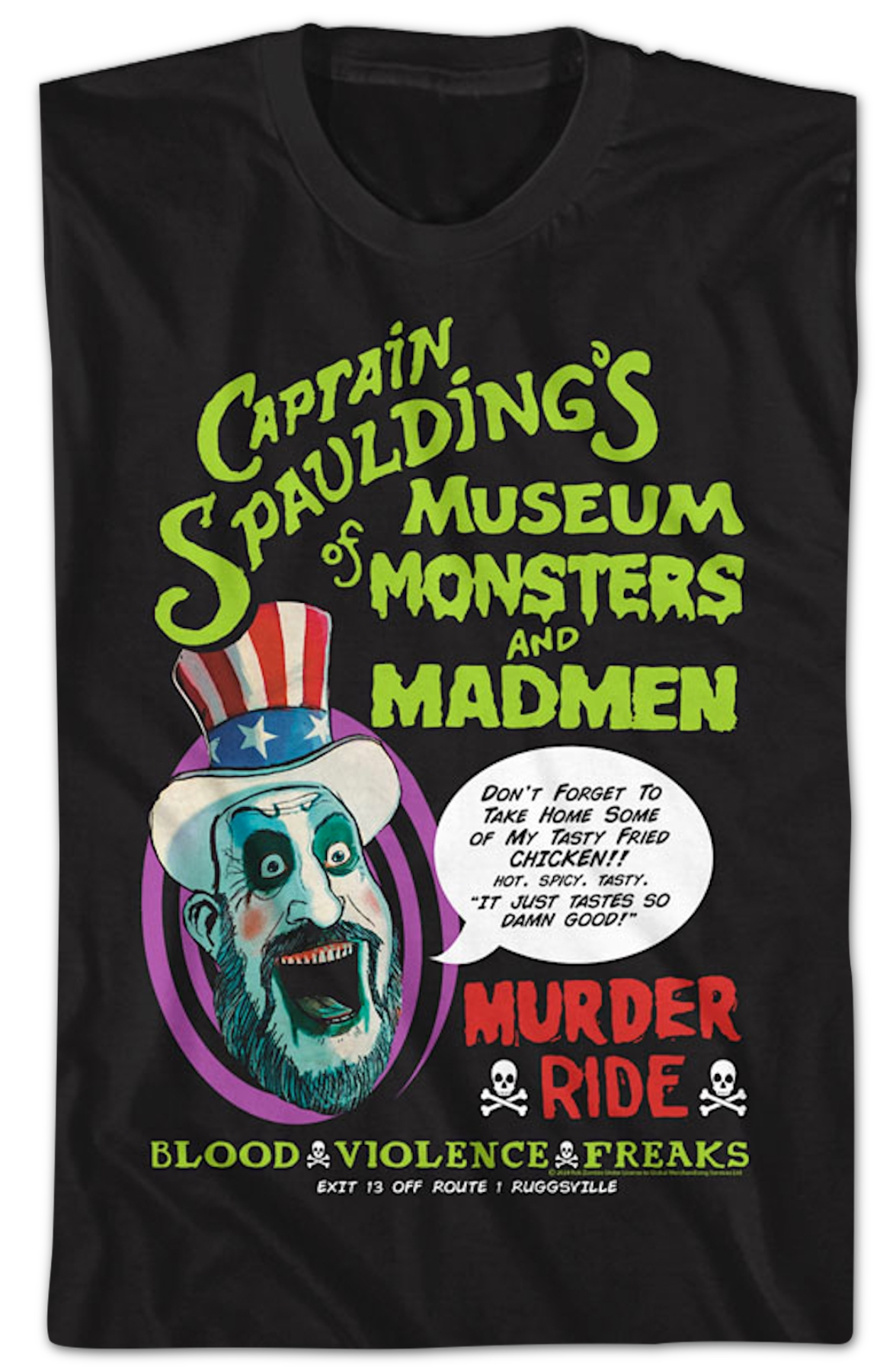 Captain Spaulding's Murder Ride House Of 1000 Corpses T-Shirt