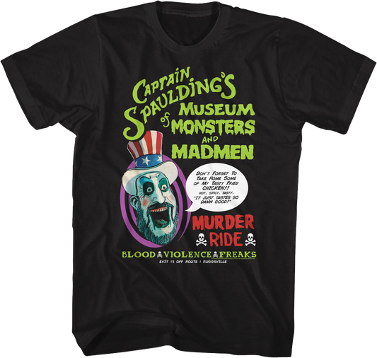 Captain Spaulding's Murder Ride House Of 1000 Corpses T-Shirt
