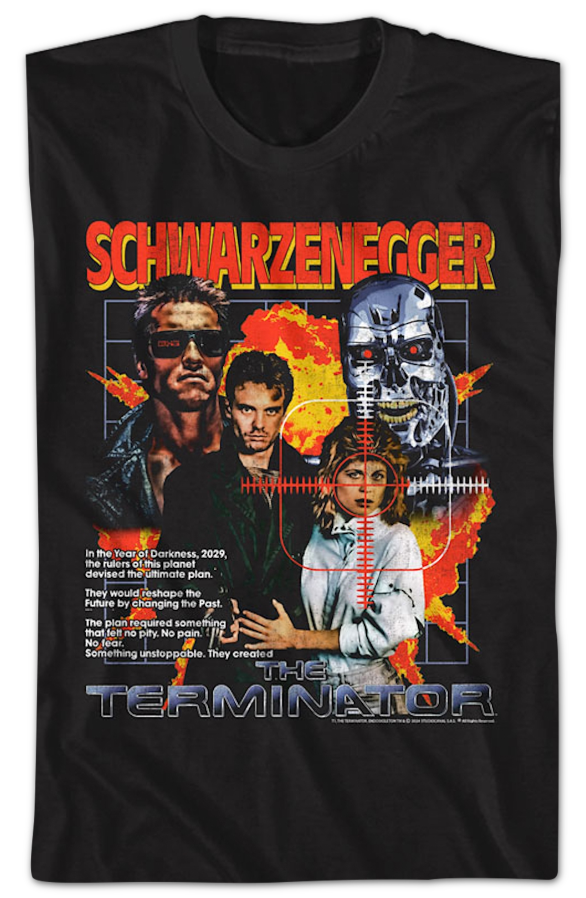 Cast Collage Terminator T-Shirt