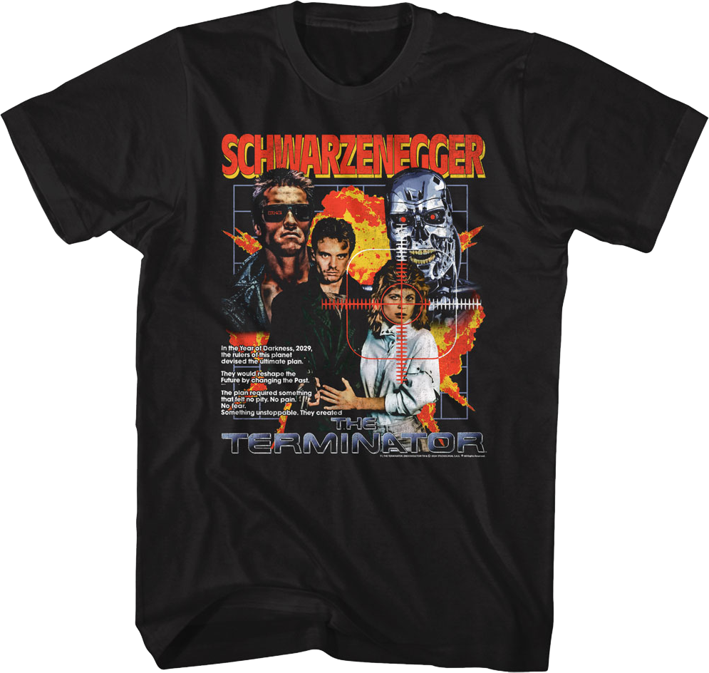 Cast Collage Terminator T-Shirt