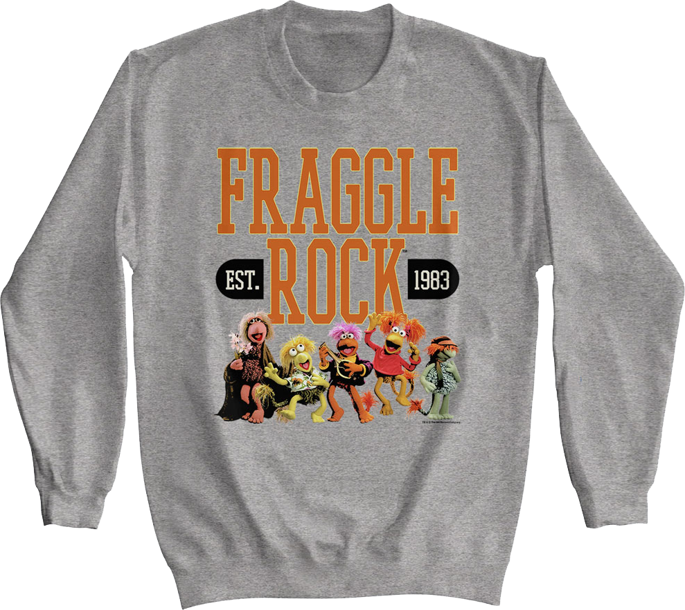 Cast Photo Est. 1983 Fraggle Rock Sweatshirt