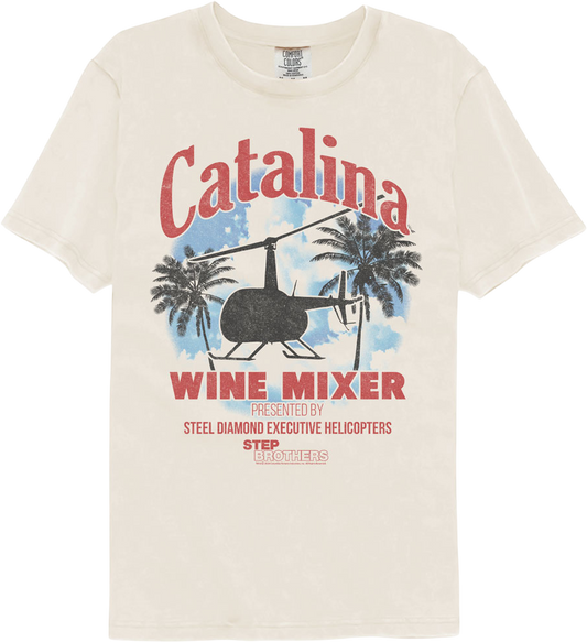 Catalina Wine Mixer Step Brothers Comfort Colors Brand T-Shirt