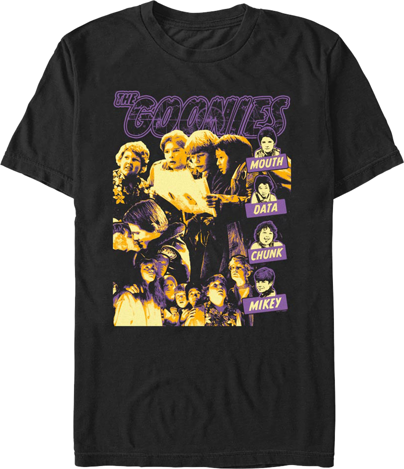 Characters Collage Goonies T-Shirt
