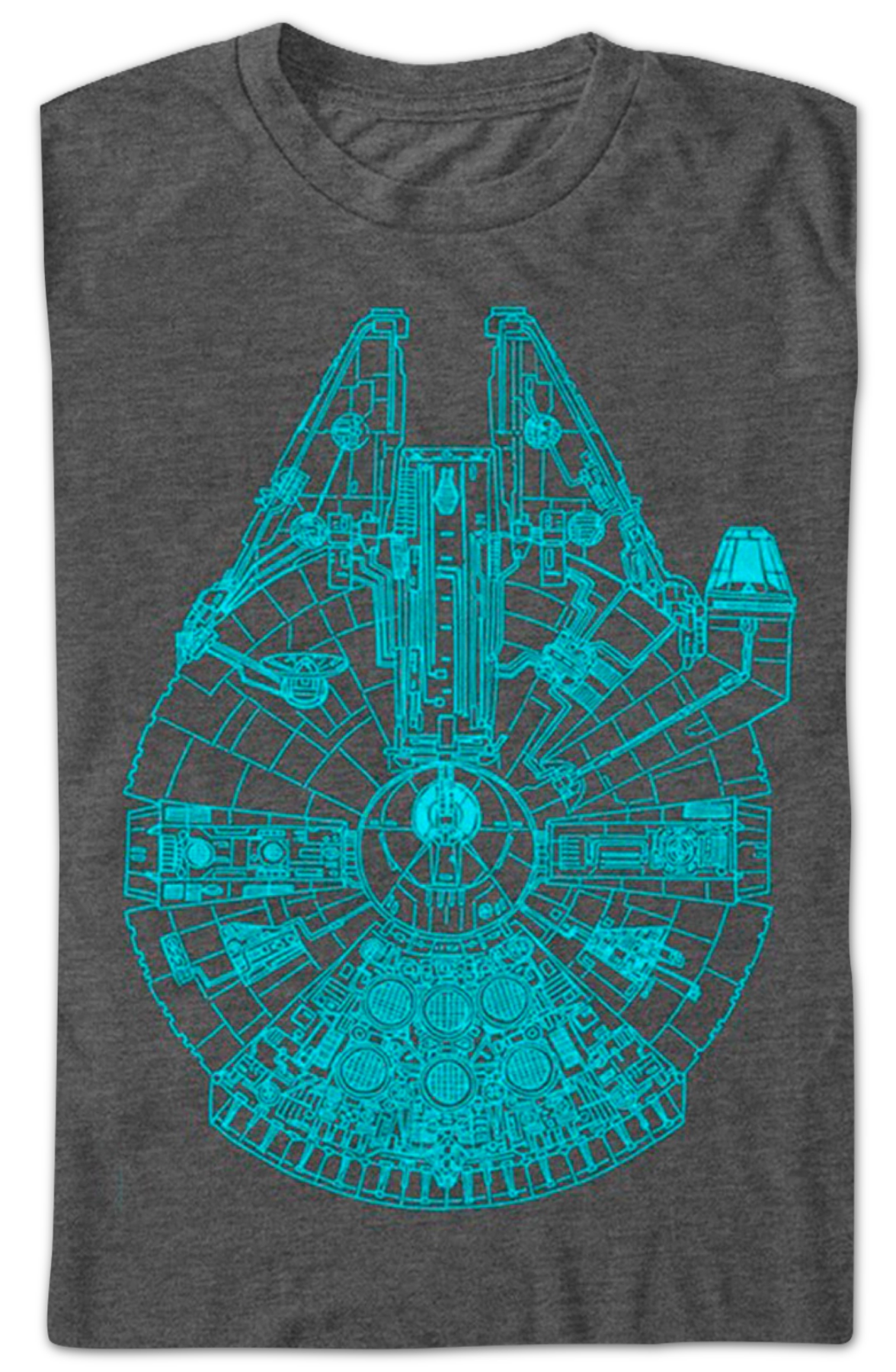 Charcoal Millennium Falcon Shirt