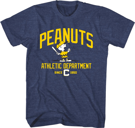 Charlie Brown Peanuts Athletic Department Since 1950 Peanuts T-Shirt