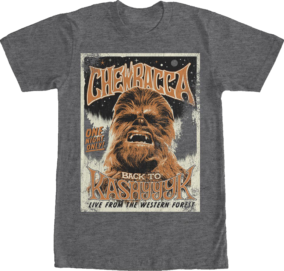 Chewbacca Back To Kashyyyk Star Wars T-Shirt