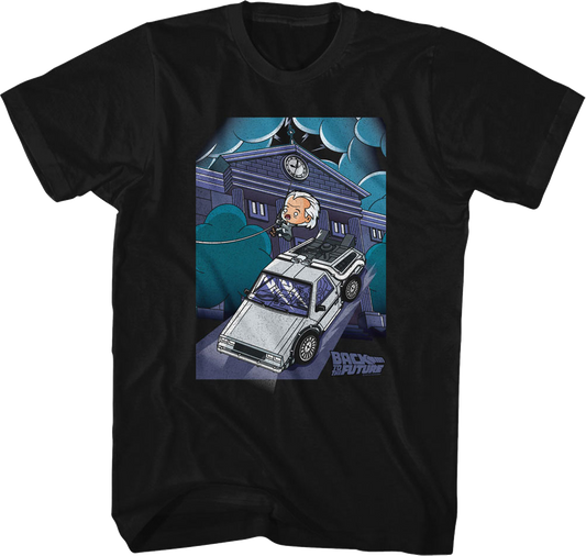 Chibi Doc Brown Back To The Future T-Shirt