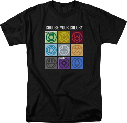 Choose Your Color Green Lantern DC Comics T-Shirt