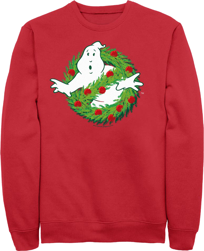 Christmas Logo Ghostbusters Sweatshirt