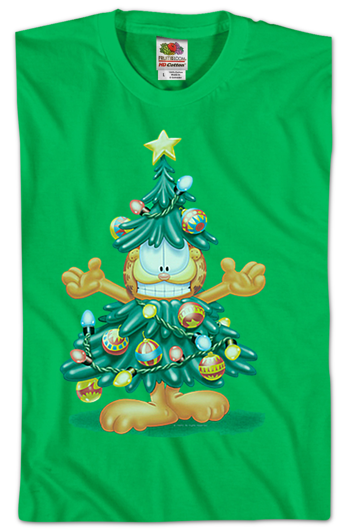 Christmas Tree Garfield T-Shirt