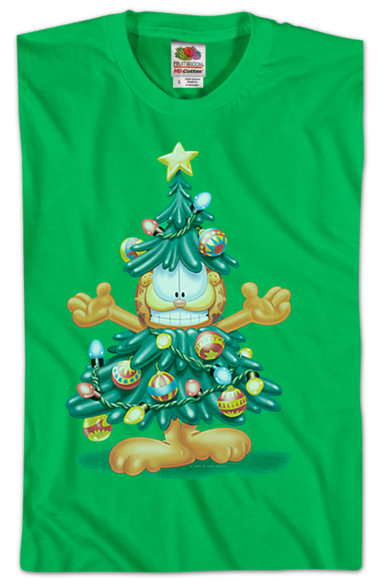 Christmas Tree Garfield T-Shirt