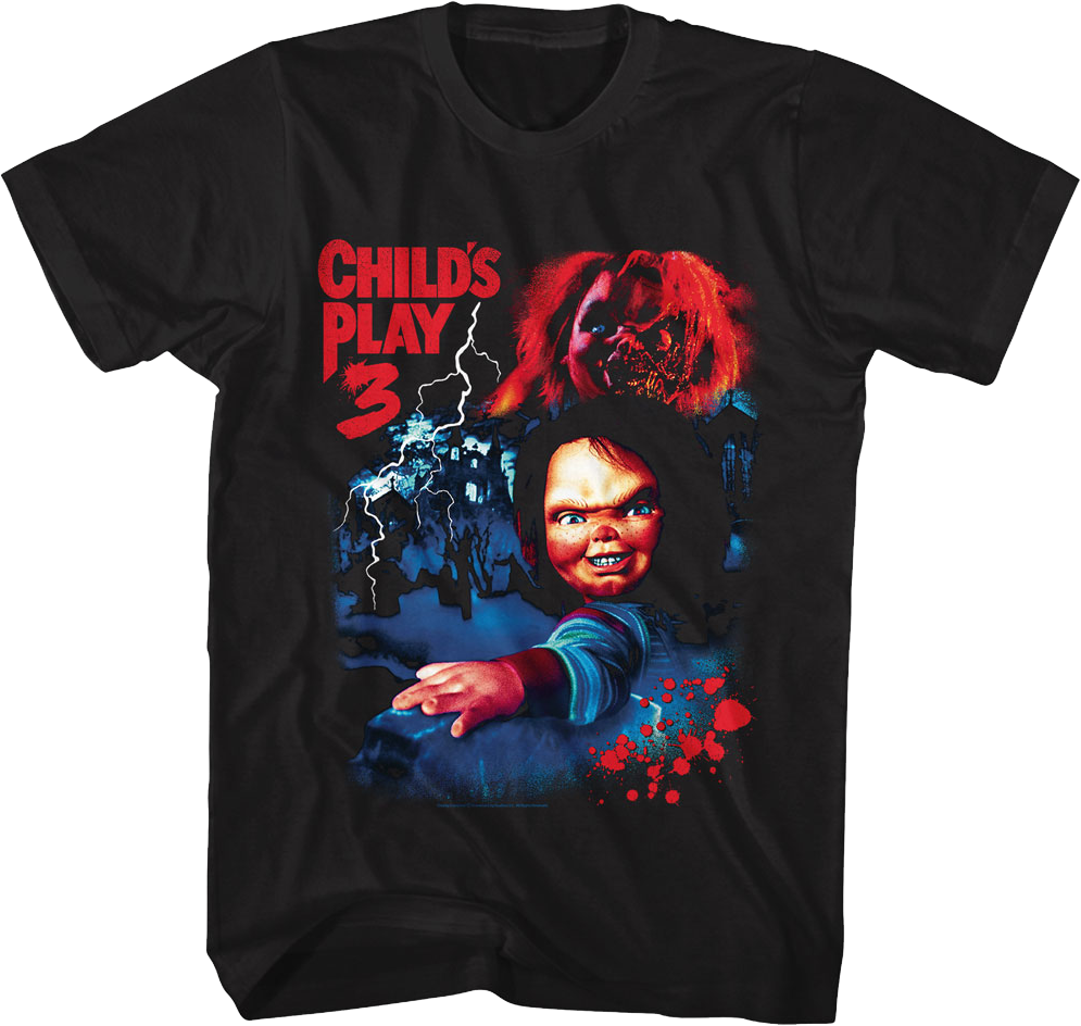 Chucky Collage Child's Play 3 T-Shirt