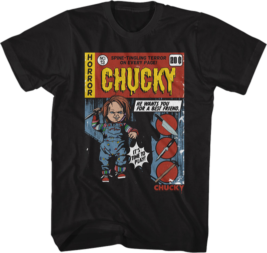 Chucky Comic Book Child's Play T-Shirt