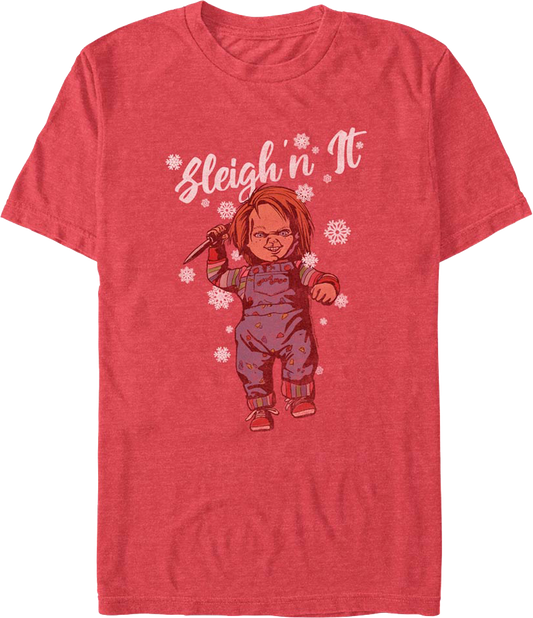 Chucky Sleigh'n It Child's Play T-Shirt