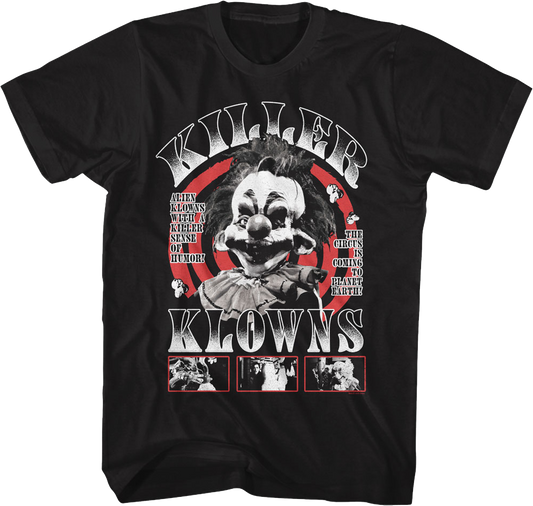 Circus Poster Killer Klowns From Outer Space T-Shirt