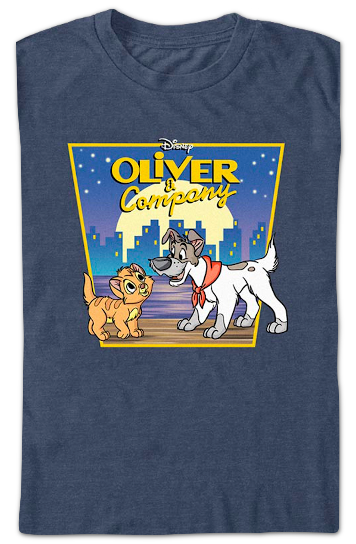 City Skyline Oliver and Company Disney T-Shirt