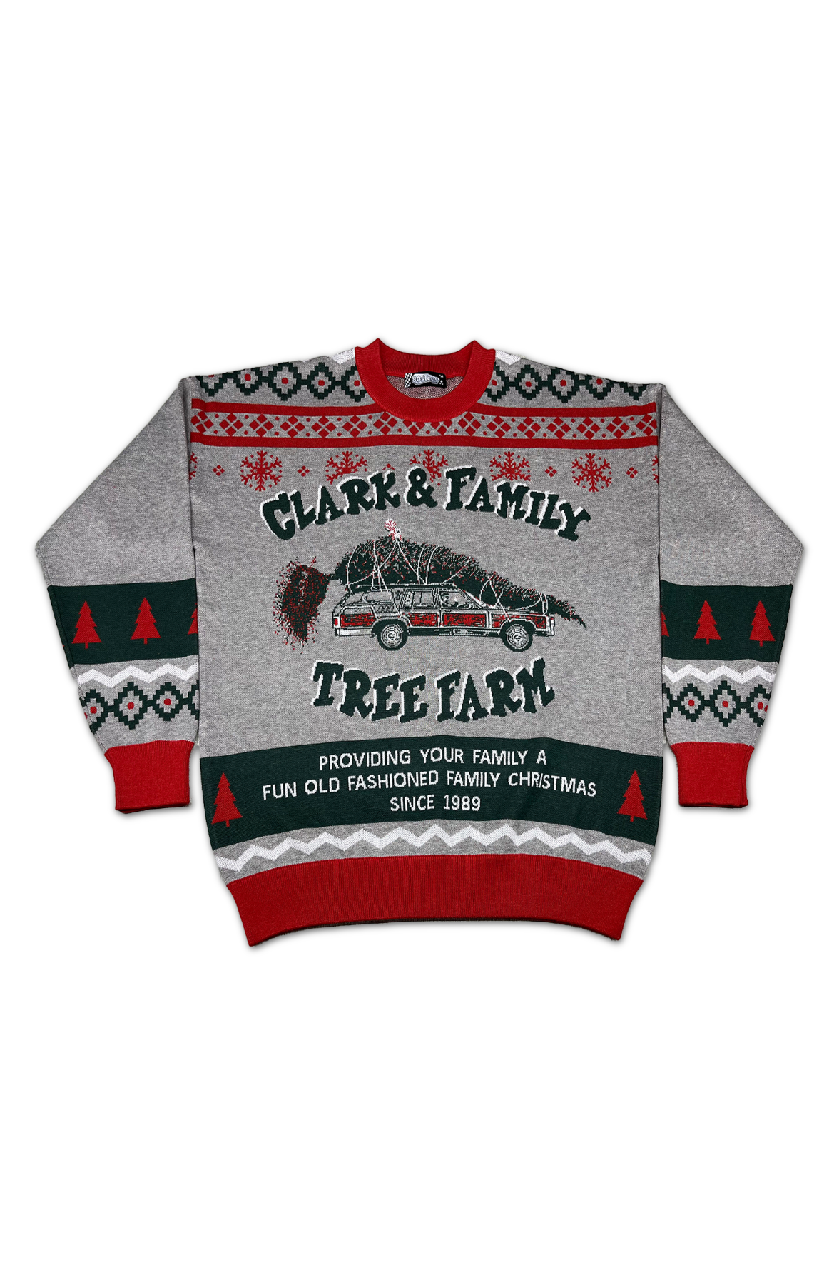 Clark & Family Tree Farm Christmas Vacation Knitted Sweater