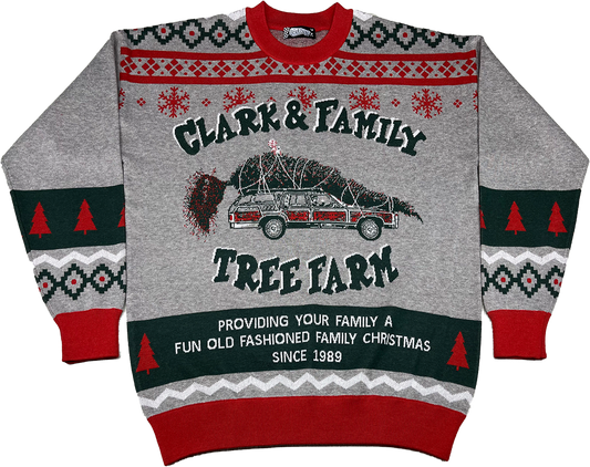 Clark & Family Tree Farm Christmas Vacation Knitted Sweater