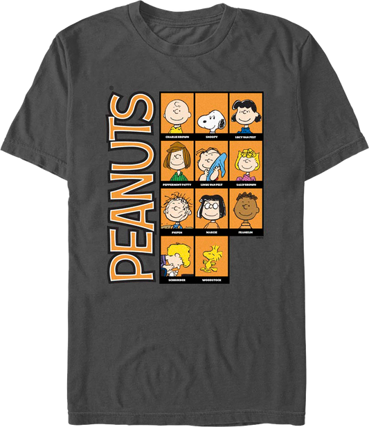 Classic Character Blocks Peanuts T-Shirt